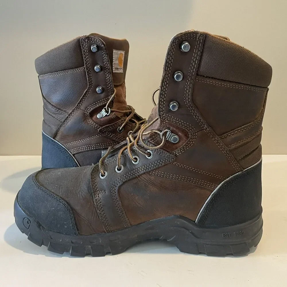 Carhartt Boots‎ 8 inch Energy Waterproof Composite Toe CMF8720 Size Mens 11.5